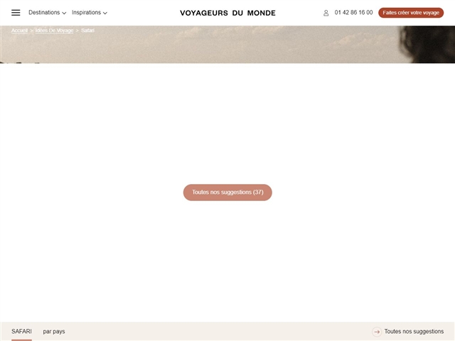 Voyageurs du monde : Safaris