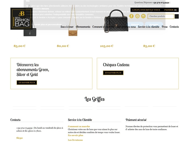 Rent Fashion Bag