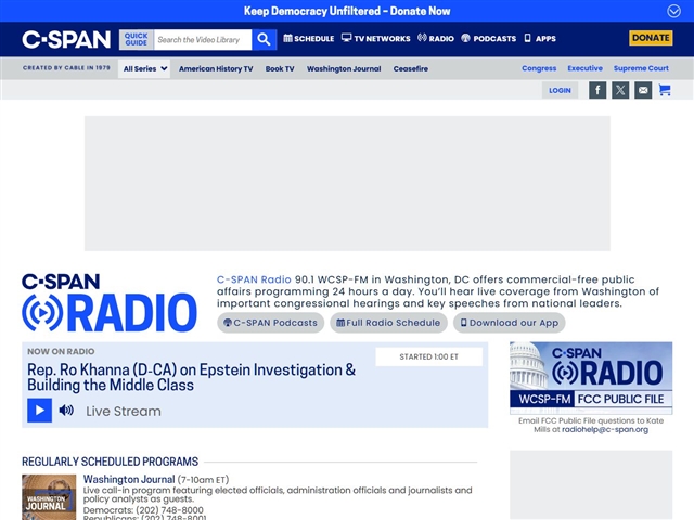 C-SPAN : Radio