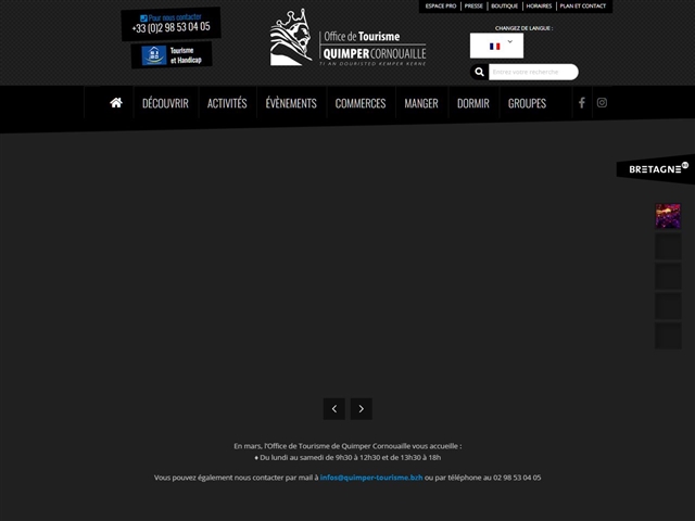 Quimper (29000) - office de tourisme