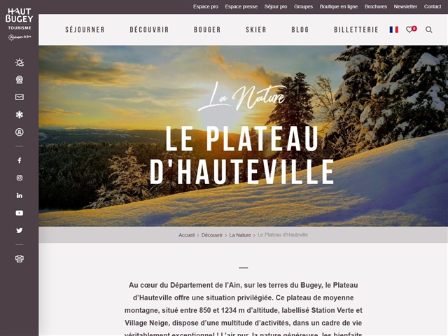 Hauteville-Lompnes (01110) - office de tourisme