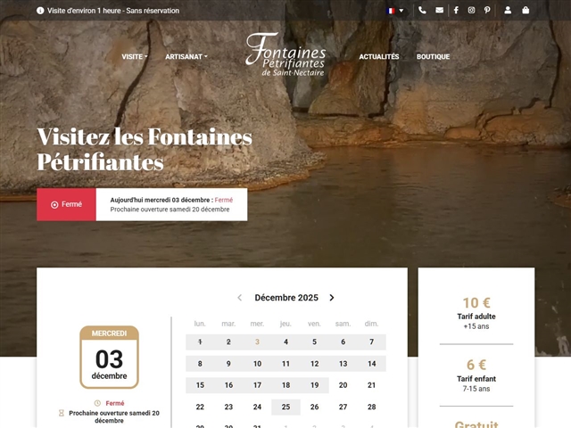 Fontaines pétrifiantes