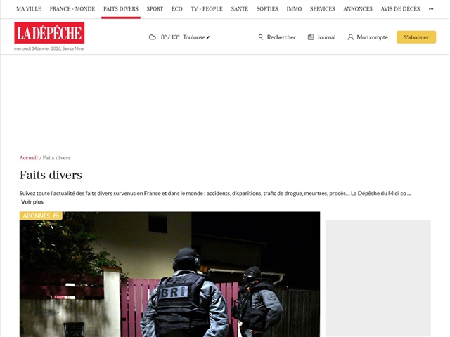 La Dépêche : Faits divers