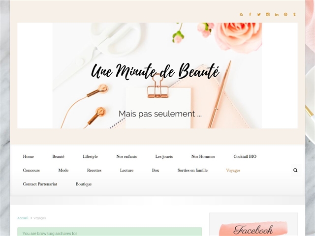 Une Minute de Beauté : Voyages