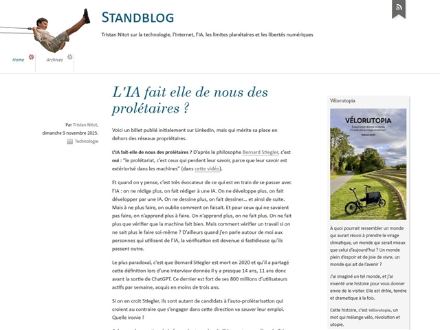 Standblog - Tristan Nitot