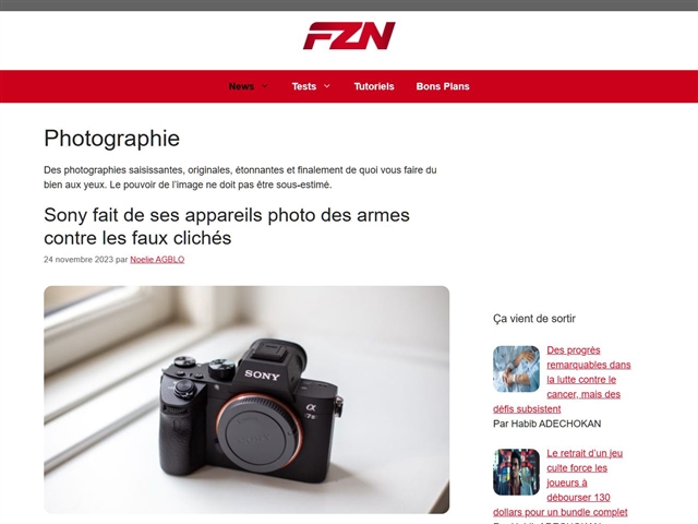FZN : Photographie