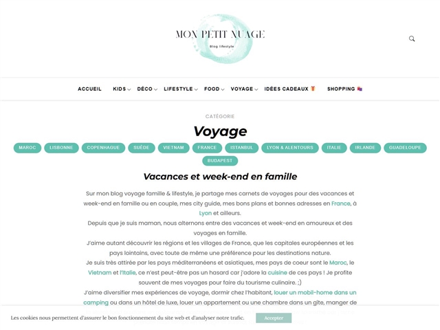 Mon Petit Nuage : Blog Voyage