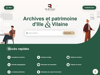 Ille et Vilaine (35) - Archives départementales