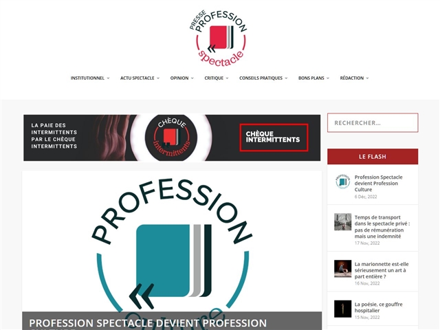 Profession-Spectacle