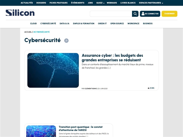 Silicon : Cybersécurité