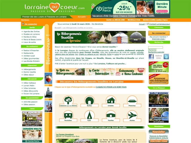 Lorraine au coeur : Hébergements insolites
