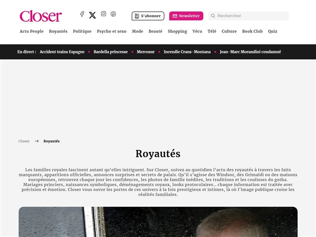 Closer : Royautés