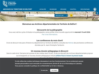 Territoire de Belfort (90) - Archives départementales