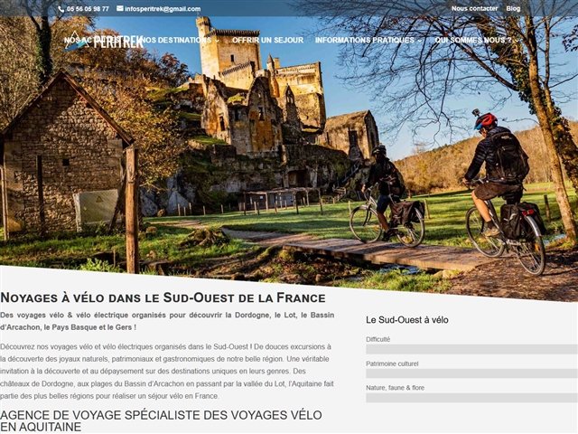 Peritrek : Séjours à vélo