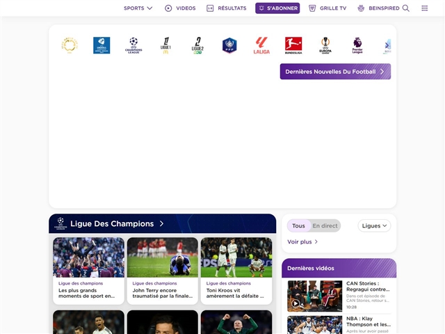 BeInSports : Football