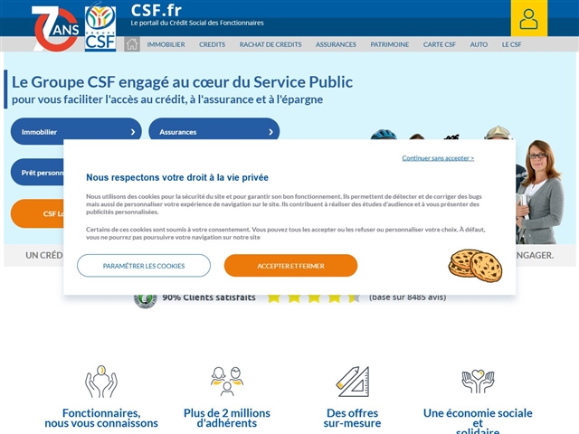 Crédit Social des Fonctionnaires (CSF) Netguide