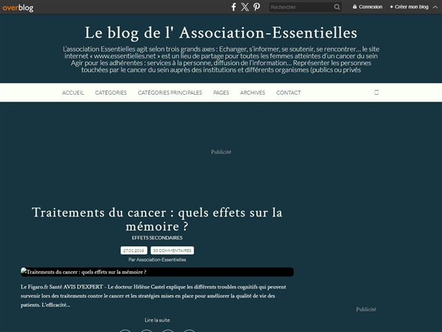 Blog de l'Association Essentielles
