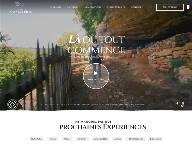 Village troglodytique de la Madeleine