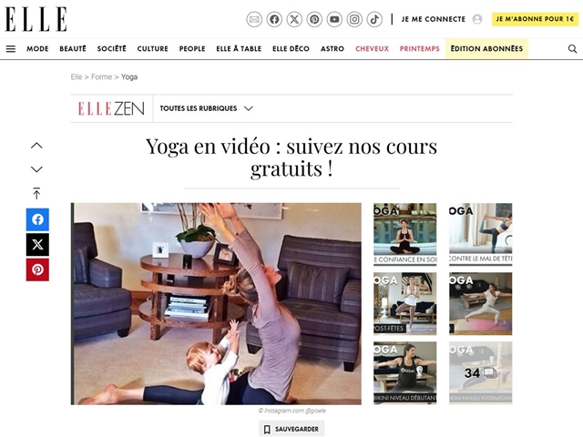 Elle : Yoga