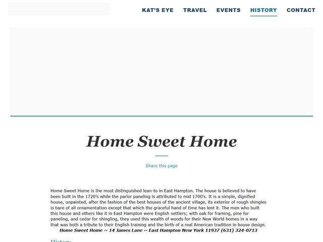 Home Sweet Home Museum de East Hampton