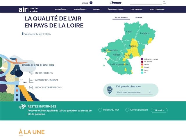 Pays de la Loire : Air Pays de la Loire