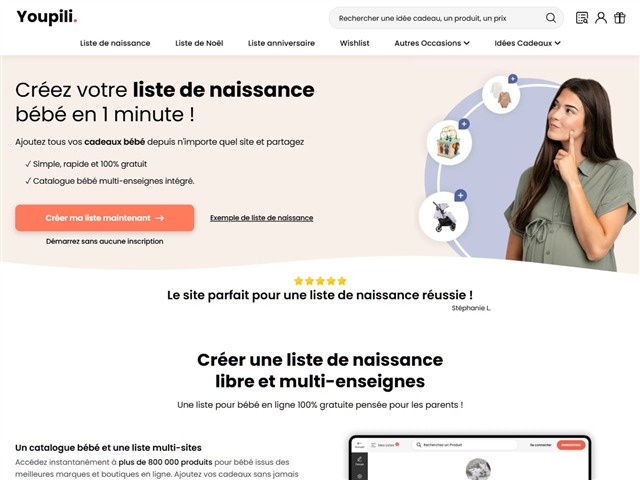 Youpili : Liste de naissance