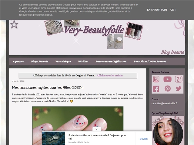 Very Beautyfolle : Ongles & Vernis