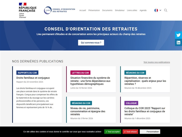 COR - Conseil d'Orientation des Retraites