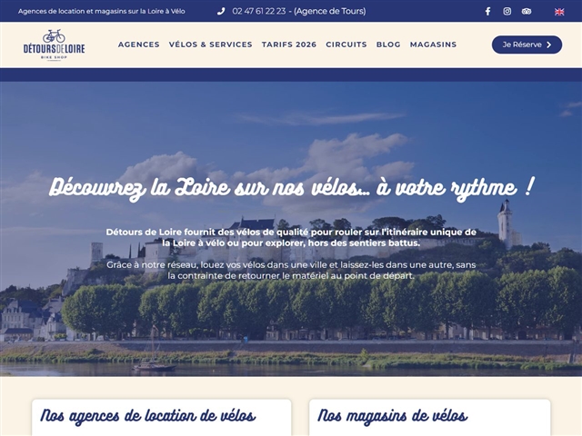 Détours de Loire - Locations de vélos
