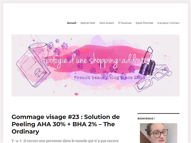 Apologie d'une Shopping Addicte