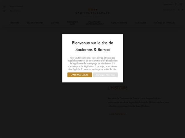 Vins de Sauternes et Barsac