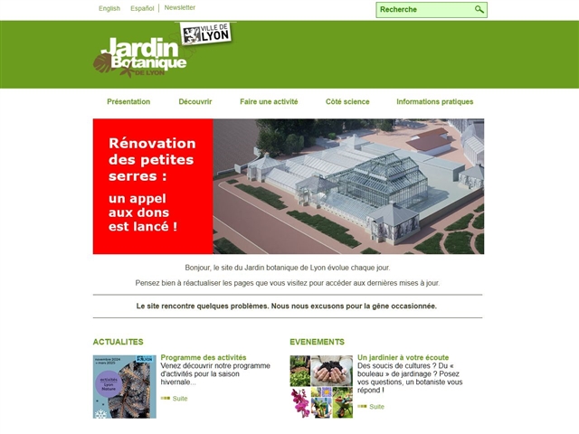 Jardin botanique de Lyon