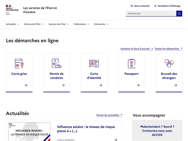 Préfecture du Finistère