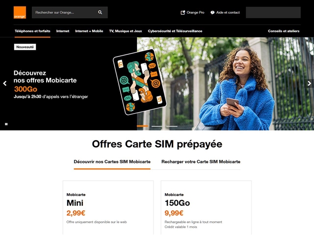 Orange : Offres prépayées