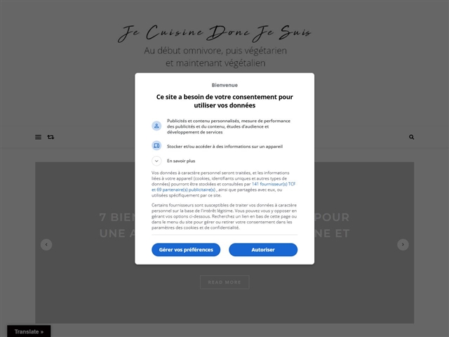 Je Cuisine, donc Je Suis