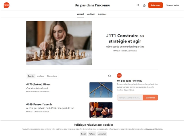 Un pas dans l'inconnu