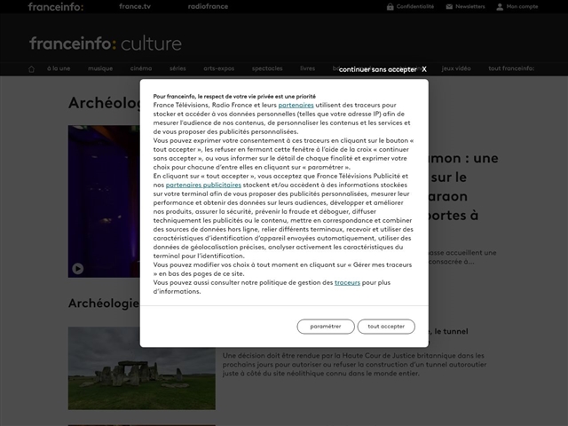 FranceTV Info : Archéologie