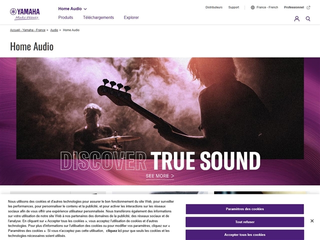Yamaha - Produits audio et vidéo