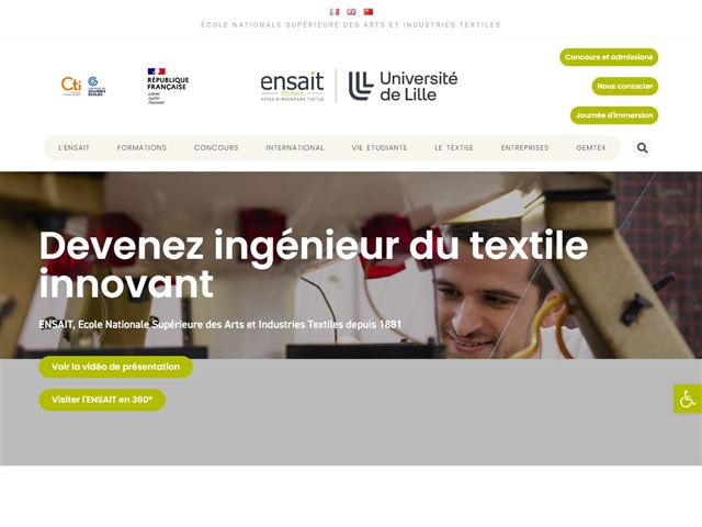 École nationale supérieure des arts et industries textiles (ENSAIT)