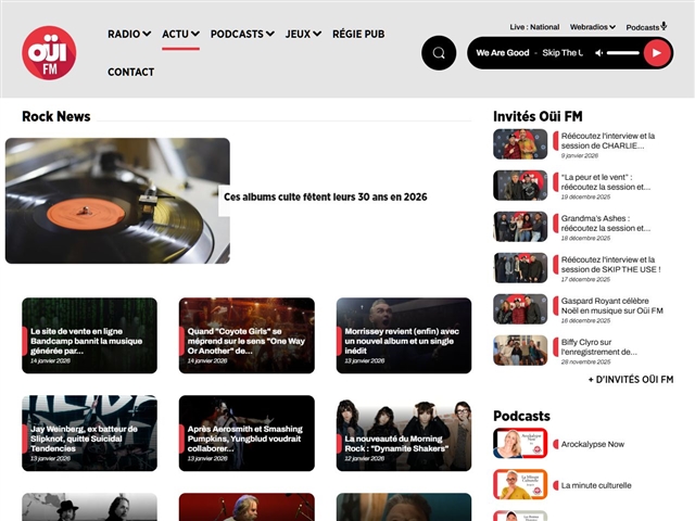 OUI FM : Actualité