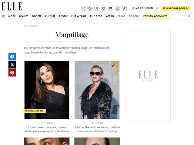 Elle : Maquillage