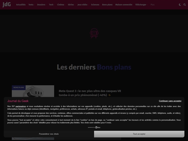 Journal du Geek : Bons Plans