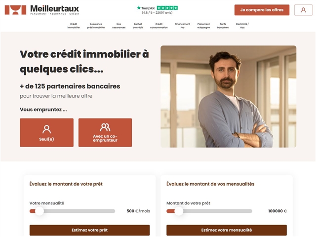 Meilleurtaux : Crédit immobilier