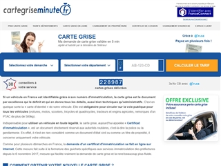 Carte Grise Minute.fr