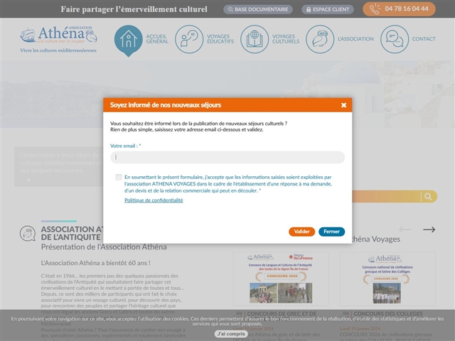 Association Athéna  Voyages Culturels
