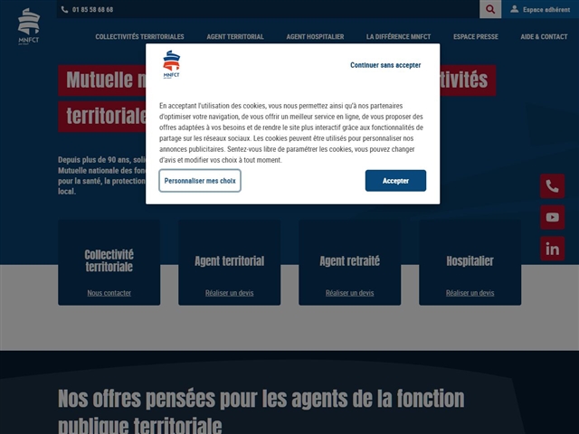 MNFCT (Mutuelle Nationale des Fonctionnaires des Collectivités Territoriales)