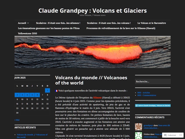 Claude Grandpey - Volcans et Glaciers