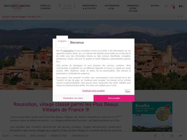 Roussillon (84220) - office de tourisme