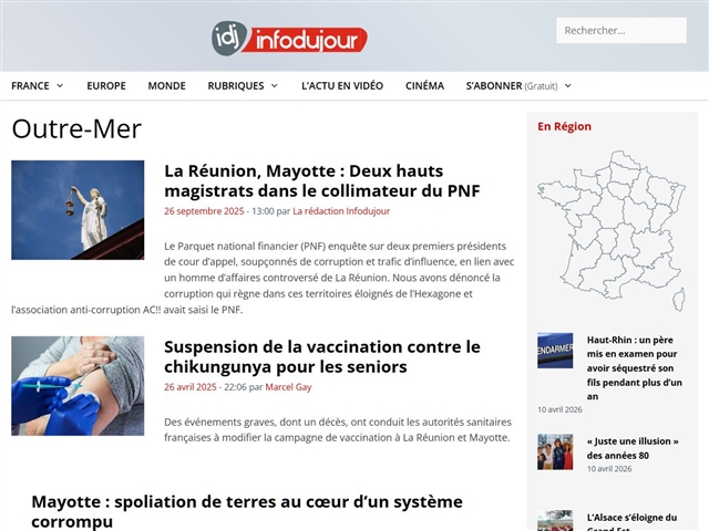 IDJ - Info du Jour : Outre-Mer