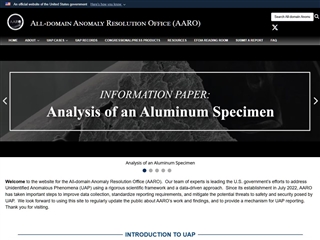 All-domain Anomaly Resolution Office (AARO)